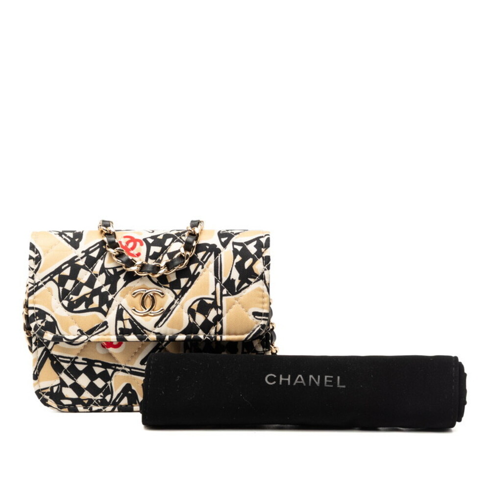 CHANEL Cream Leather Logo Shoulder Bag - Picture 8 of 8